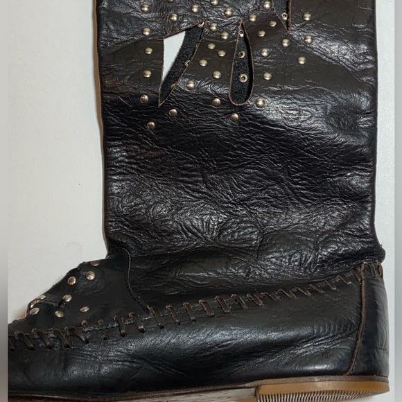 Authentic Cher Owned Italian Leather Boots Custom Cert Authenticity OfferWelcome - Picture 8 of 14